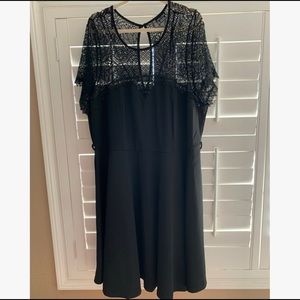 City Chic lace black dress